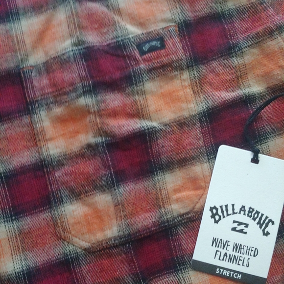 BillABONG NEW Coastline Stretch Flannel - Picture 3 of 8